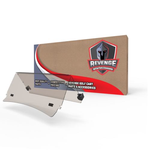 EZ-GO TXT Tinted Folding Windshield - 2014 And Up