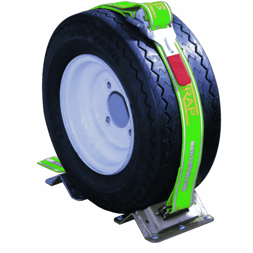 Fastrap Wheel Tie Down System For Golf Carts With Dump Bed Or Cargo Box Installed